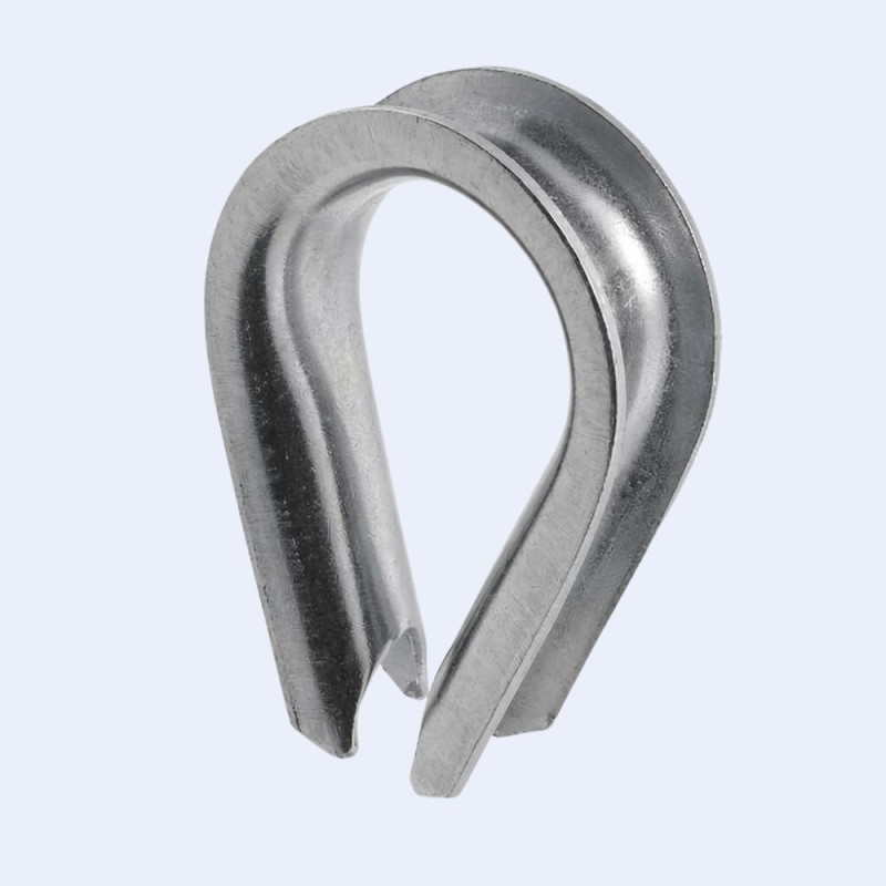 Cosse cœur inox