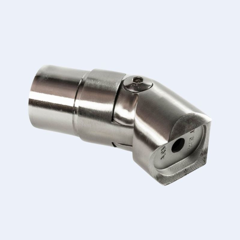 Adaptateur inox tube/tube orientable