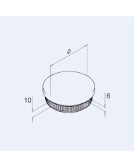 Embout Inox arrondi à frapper