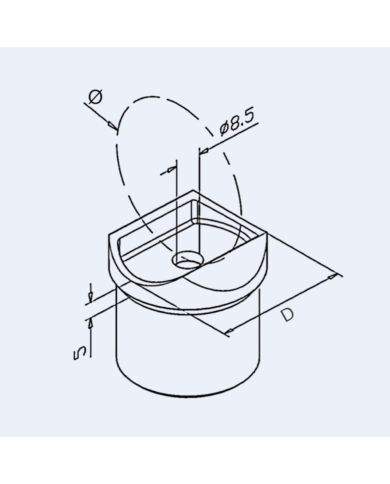 Adaptateur Inox - Tube/Tube
