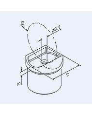 Adaptateur Inox - Tube/Tube