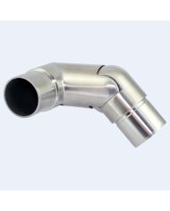 Coude inox 90° orientable droite