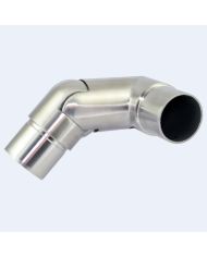 Coude inox 90° orientable gauche