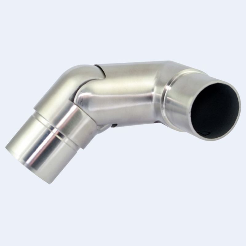 Coude inox 90° orientable gauche
