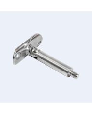 Support main courante fileté orientable