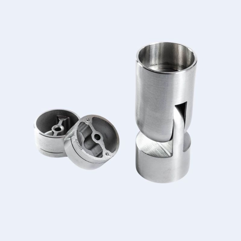 Raccord inox orientable pour rampe bois