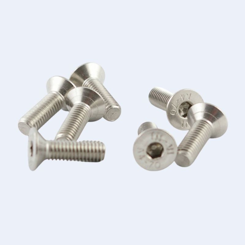 Vis inox tête fraisée 6 pans