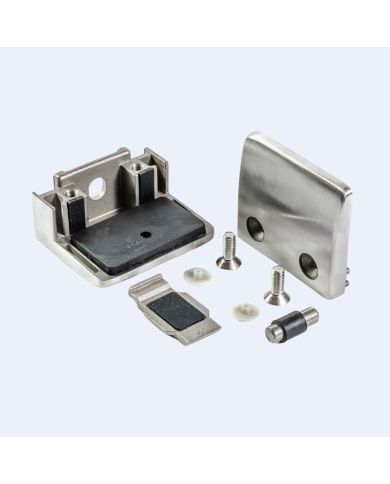 Pince à verre Inox M24 65x55mm Fond plat