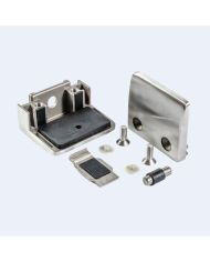 Pince à verre Inox M24 65x55mm Fond plat