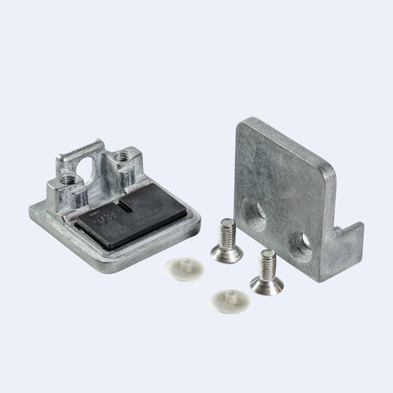 Pince à verre Zamac M21 45x45mm Fond plat