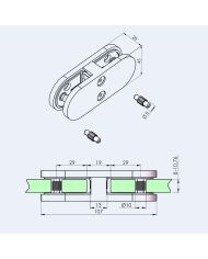 Adaptateur M22 180°