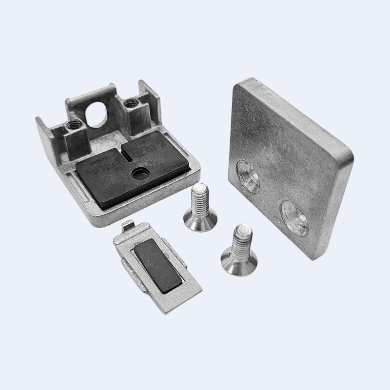 Pince à verre P31 en zamac brut à fond plat