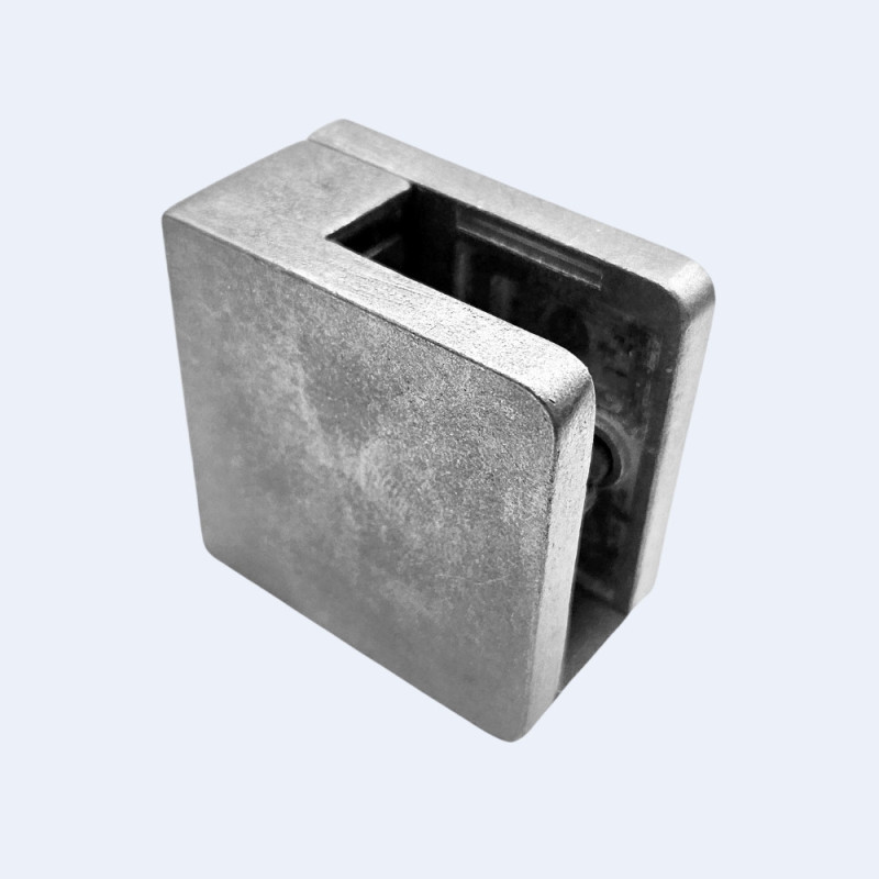 Pince à verre P31 en zamac brut à fond plat