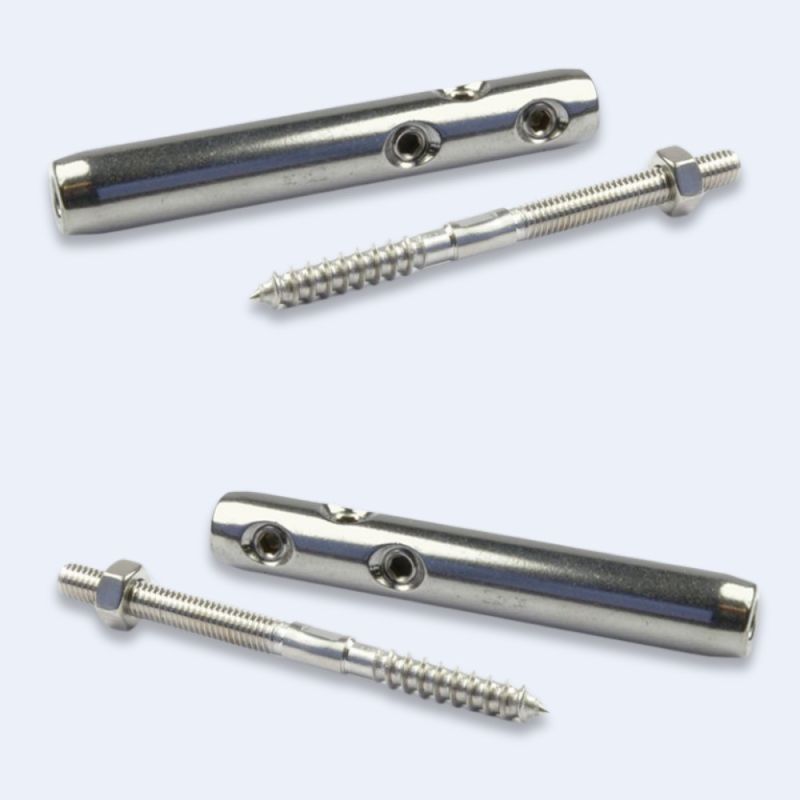 Pack tendeurs Standard + Vis bois Câble 4mm