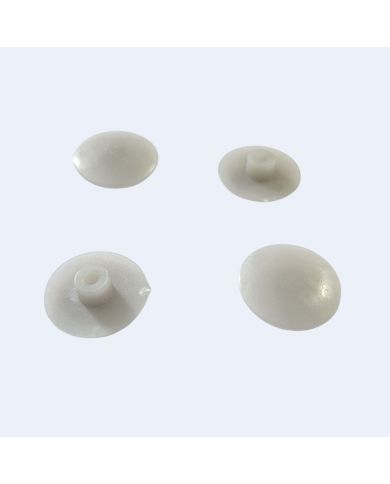 Cache-vis pour pince à verre inox brosse