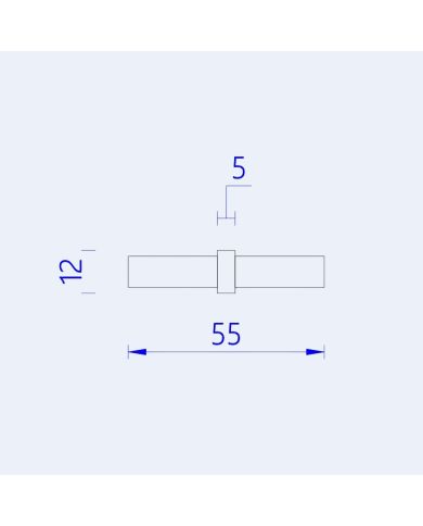 Raccord droit pour sous-lisse