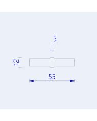 Raccord droit pour sous-lisse