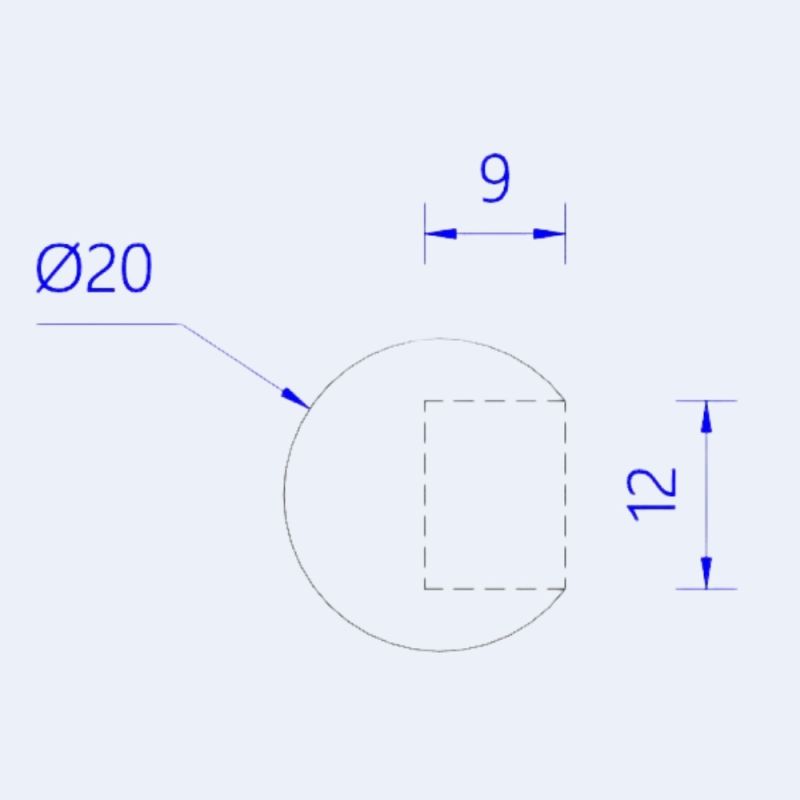 Sphère inox pour sous-lisse