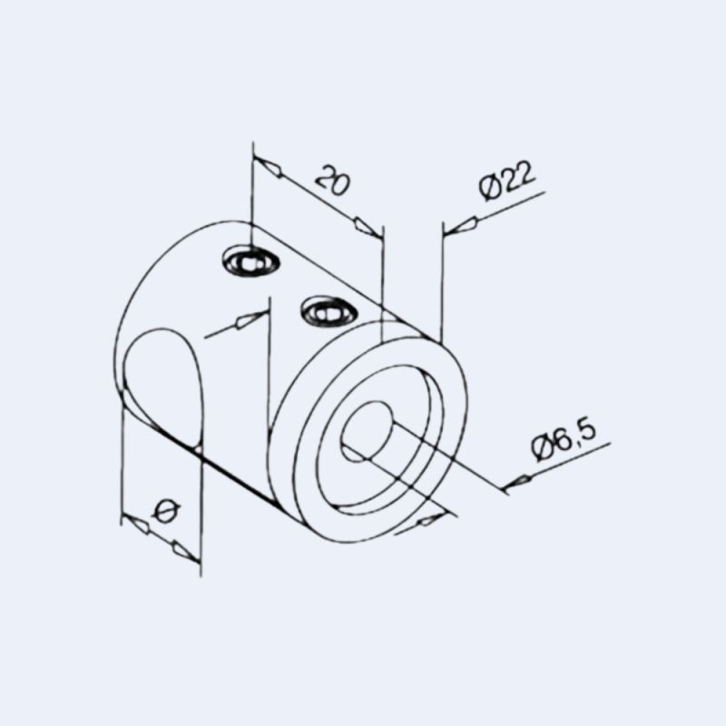 Support de sous-lisse transversal
