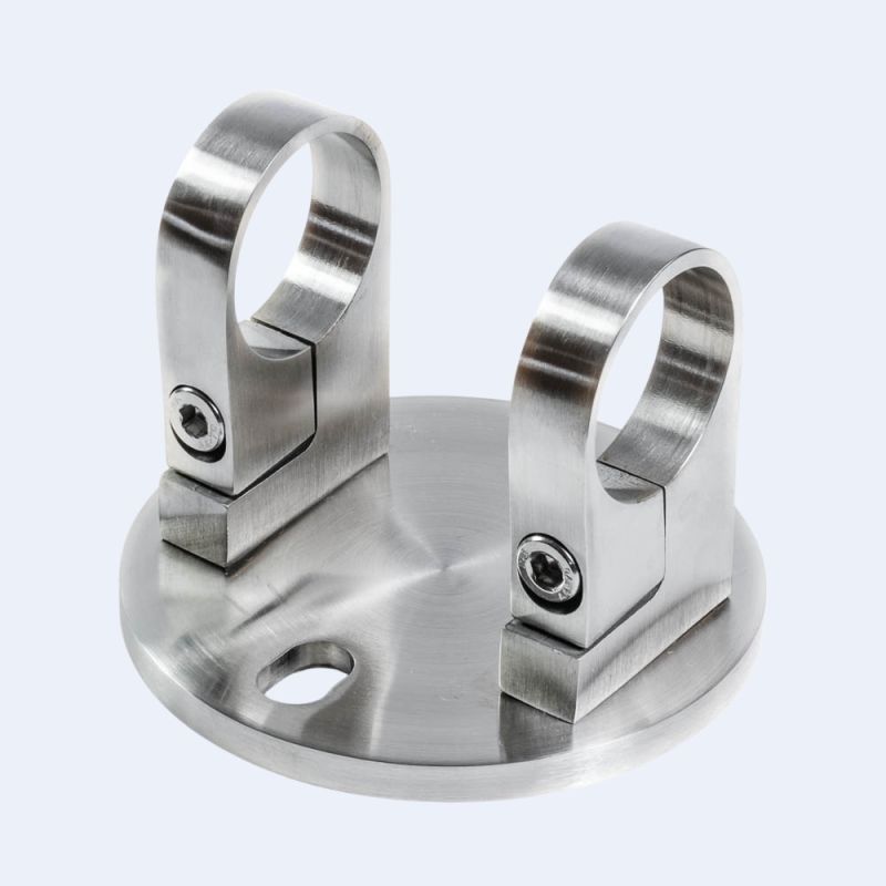 Platine latérale 120mm à brides