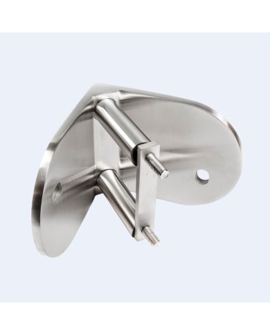 Platine latérale Inox 100mm - Angle intérieur