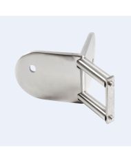 Platine latérale Inox 100mm - Angle extérieur