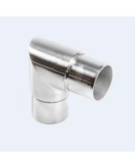 Raccord inox 90° angle vif