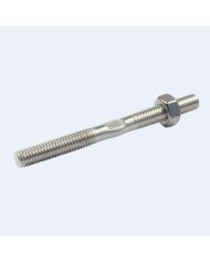 Goujon inox fileté M6 droite/gauche