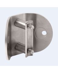 Platine latérale Inox 100mm - Angle intérieur