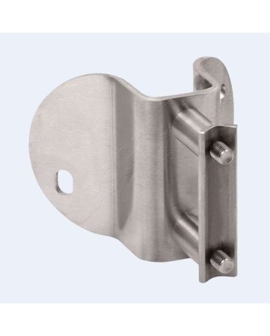 Platine latérale Inox 100mm - Angle extérieur