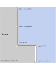 Poteau pour barres - Pose au sol
