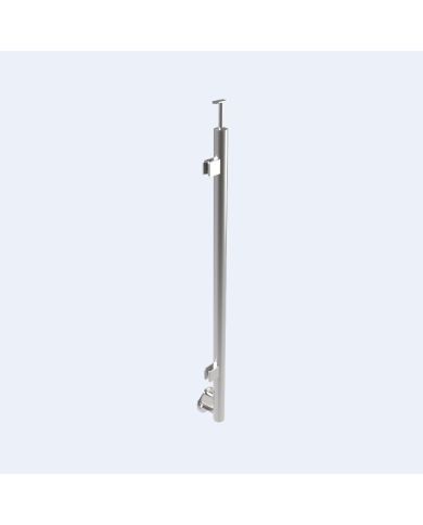 Poteau pour verre - Pose latérale