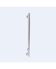 Poteau verre sans main courante - Pose latérale