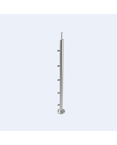 Poteau pour barres - Pose au sol