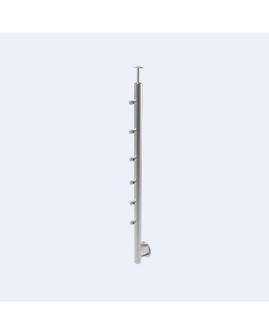Poteau pour barres - Pose latérale