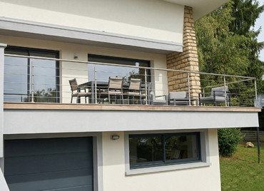 Garde-corps inox avec sous-lisses