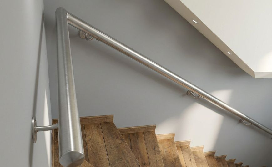  Rénovez un escalier avec une rampe en inox