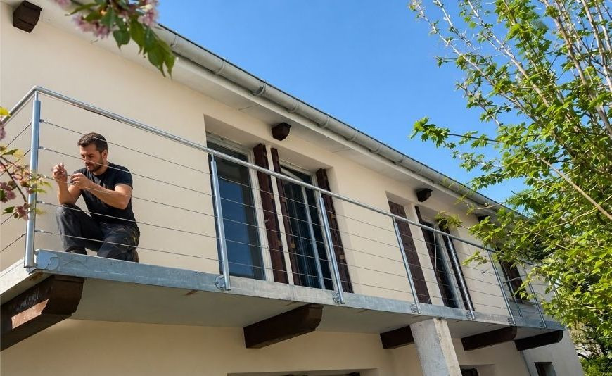 Comment installer une rambarde inox de balcon
